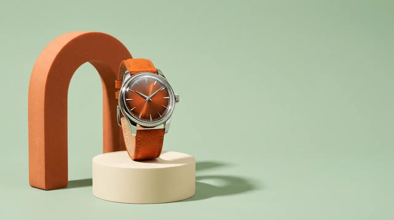 Watch shot in a studio